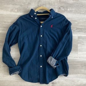 Ralph Lauren Navy Oxford
